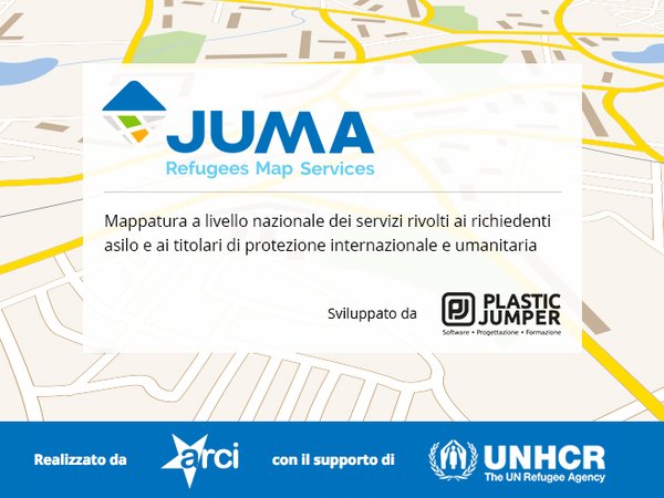 JUMA refugees map services: il primo portale di servizi per rifugiati e richiedenti asilo